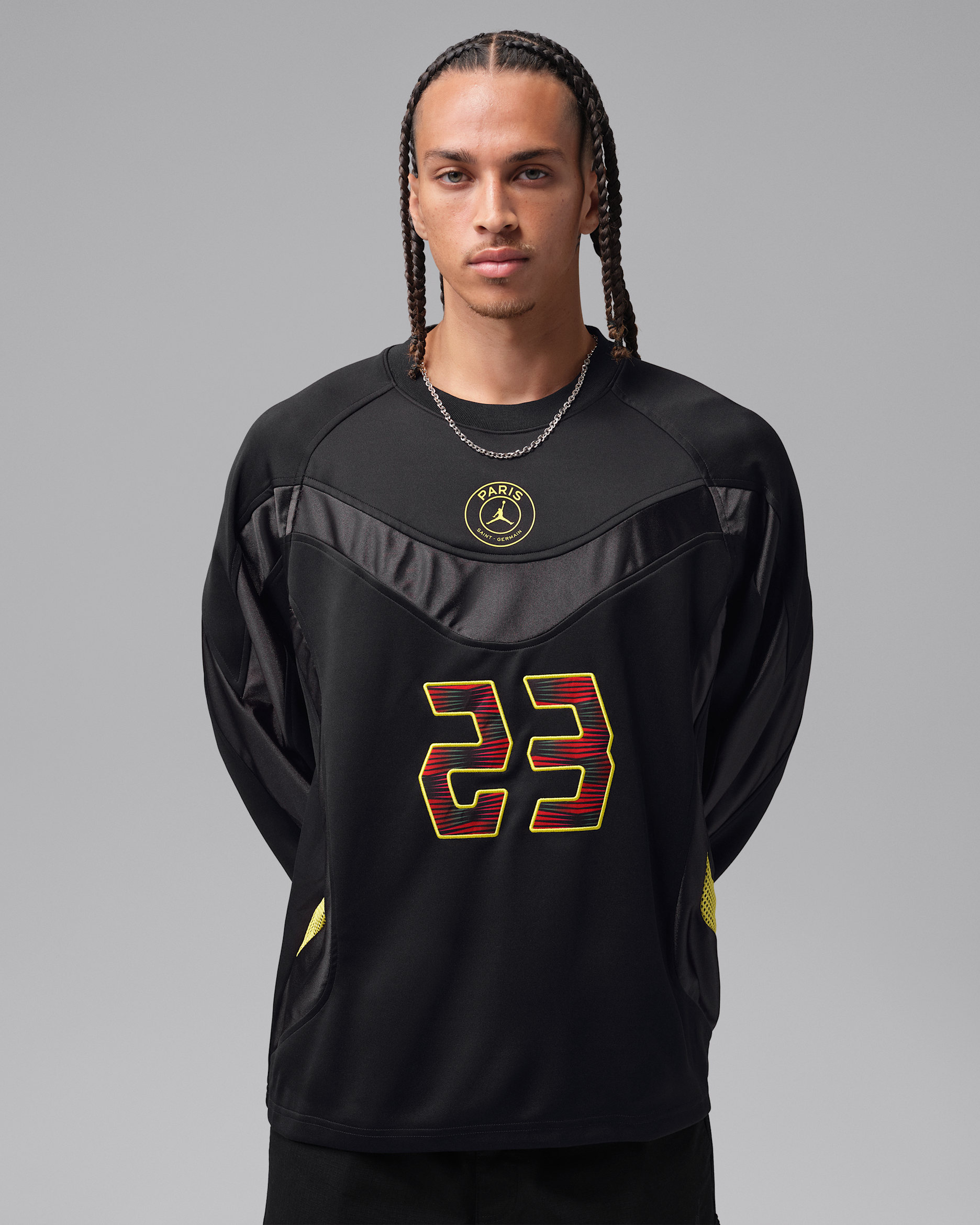 Paris Saint-Germain Men's Long-Sleeve Goalie Top. Nike ID